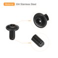 thumbnail image 4 of Unique Bargains Flanged Button Head Socket Cap Screws, 50 Pack M3x6mm 304 Stainless Steel Bolts, 4 of 5