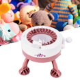 thumbnail image 3 of Crochet Machine, Knitting Device Circular Labor Saving Coral Red Dual Modes  For Handicraft Room For Household For Gloves, 3 of 8