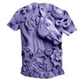 thumbnail image 4 of Weiqiqre T-shirt pour Homme Décontracté à Relief, Imprimé de Course, T-shirt Graphique, Extérieur, Quotidien, Vacances, Manches Courtes, Col Rond, Chandail à Porter au Quotidien, Extérieur, Rue et Centres de Villégiature, 4 of 6