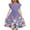 Multicolour, variant on EGNMCR Short Sleeve Round-Neck Dress Children's Summer Printing Double-Layer Pleated Sleeve Dress For 5-14 Years Old Children Dress