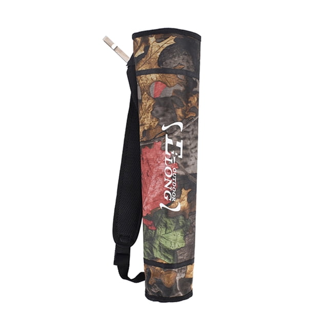 jinwen Portable Quiver Bow Holder Case with Belt Adjustable Back Side Bag