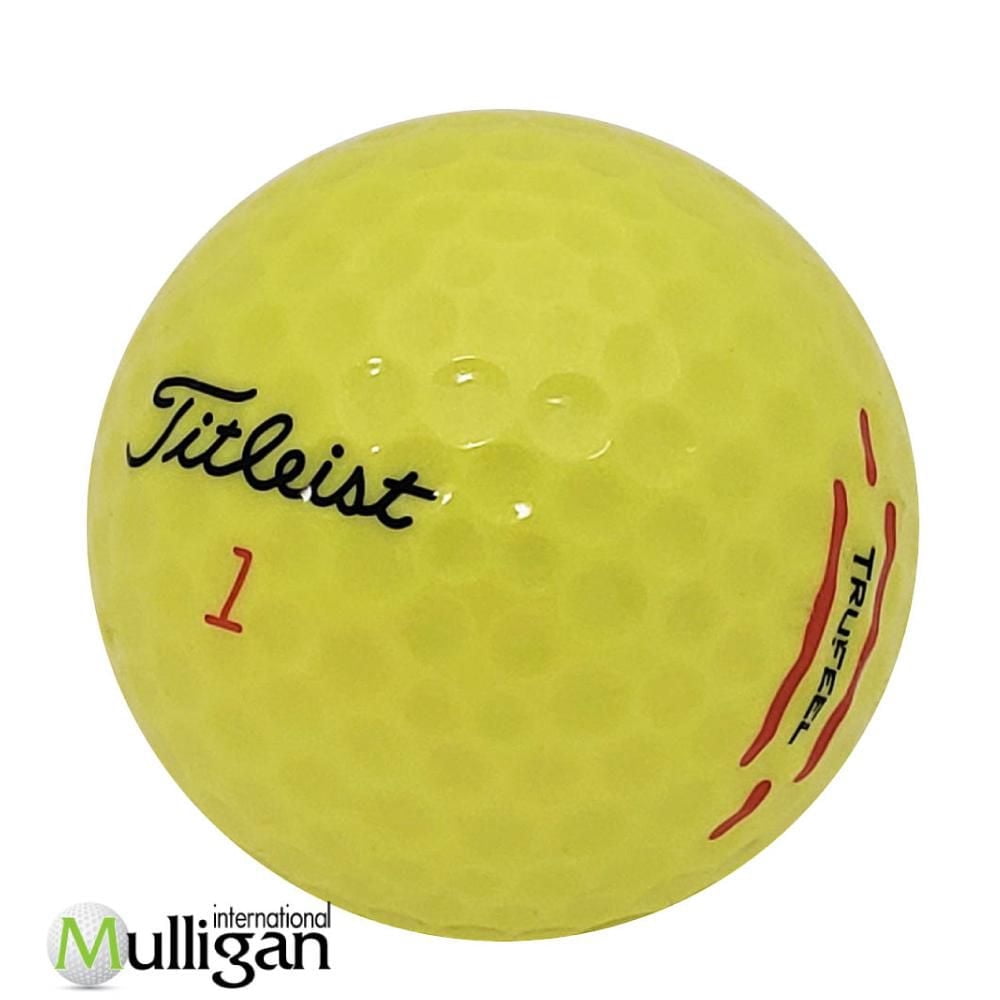 Mulligan - 96 Titleist Trufeel 2024 4A Recycled Used Golf Balls, Yellow