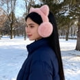 thumbnail image 3 of Serre-Tête Oreilles de Chat Sports d'Hiver Coussinets Coupe-Vent pour Extérieur, 3 of 5
