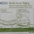 thumbnail image 4 of Suncast Plastic Border Stone Edging for Enclosing Garden Flower Beds, Brown, 4 of 11