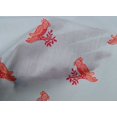 thumbnail image 4 of oneOone Cotton Cambric Fabric Bird Block Printed Fabric 1 Yard 56 Inch Wide, 4 of 4