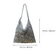thumbnail image 3 of MasteelfCA Fashion Women Single-shoulder Bag Creative Sequins Shoulder Bag Storage Bag, 3 of 9