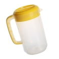 thumbnail image 4 of EeaseCA Large Capacity Milk Tea Measuring Kettle Beverage Storage Container With Lid Heat Resistant Cold Water Jug Plastic Juice Pitcher (2500ml Yellow), 4 of 8