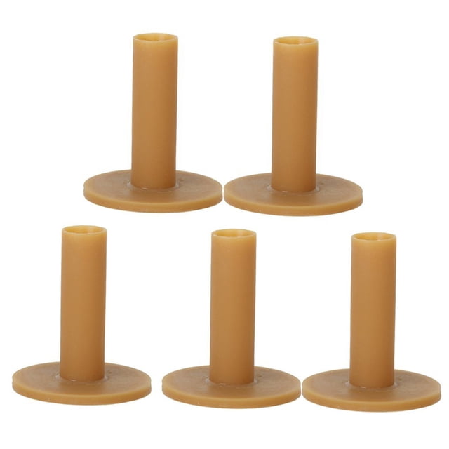 Miangastore 5pcs 70mm Rubber Tees (Coffee)