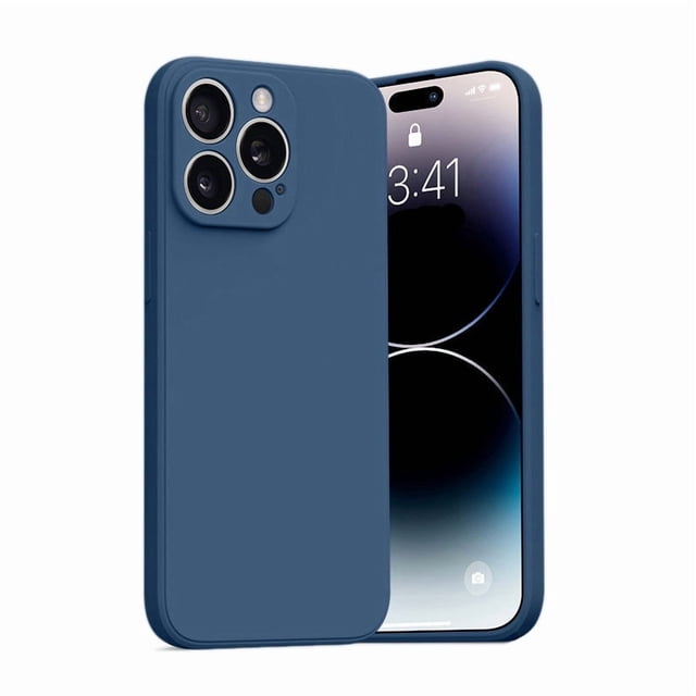 PANDACO Étui Souple Bleu Marine pour iPhone 15 Pro Max