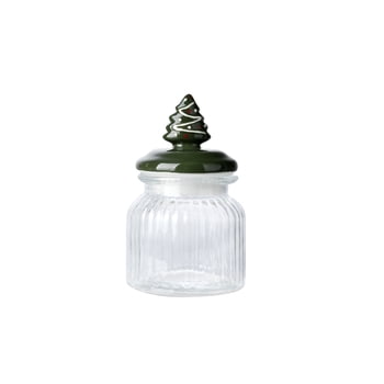 Holiday Time Cranberry Spice Kids Collection Vacances verre arbre canister 24oz, 1piece