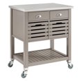 thumbnail image 1 of Ashland Grey Kitchen Cart, 1 of 9