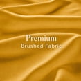 thumbnail image 3 of Swift Home Ultra Soft Solid Duvet Cover Set, Queen, Mustard, 3 of 6