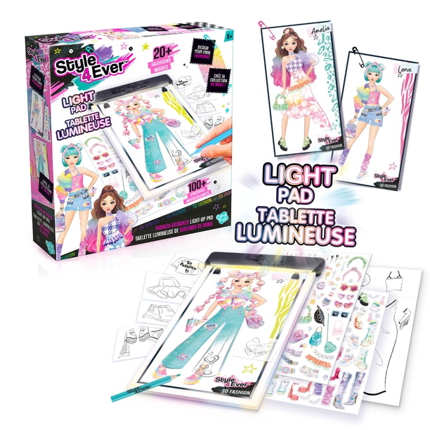 Canal Toys - Style 4 Ever Fashion Designer Light Pad Drawing Set