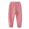 thumbnail image 3 of Boys Cotton Sweatpants Kids Jogger Pants Running Jogging Pants With Pockets Drawstring Pink, 3 of 6