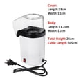 thumbnail image 3 of Abbracc Fityle Hot Air Popcorn Machine 1200W Electric Popcorn Maker and Top Lid for Home, 3 of 9