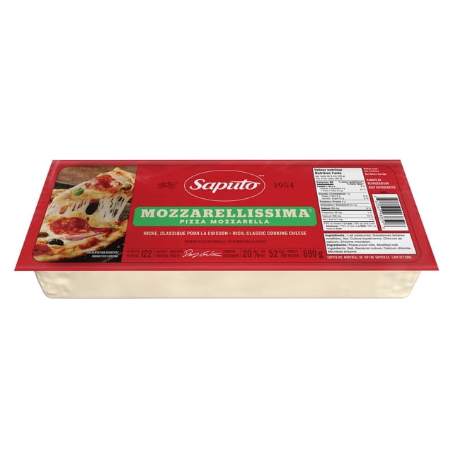 Saputo Mozzarellissima fromage pizza mozzarella 
