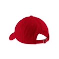 thumbnail image 2 of Top Headwear Brushed Twill Low Profile Cap - Red, 2 of 2