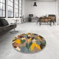 thumbnail image 3 of Ahgly Company Tapis d'Intérieur Rectangulaires Abstraits Brun Rougeâtre, 6 Pieds x 9 Pieds, 3 of 6