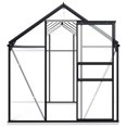 thumbnail image 2 of vidaXL Greenhouse with Base Frame Anthracite Aluminium 7.03 m², 2 of 5