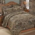 thumbnail image 2 of Max-5 Polycotton Camo Comforter with 100% Polyester Filling, Rustic & Forest Themed Comforter Set by Visi-One, Brown, 2 of 3