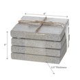 thumbnail image 3 of 4Pc Terrazzo Stone Square Coaster 4X4, 3 of 5