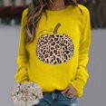 thumbnail image 1 of 2023 Chandail de Mode pour Femmes Rabais de 50 % Liquidation Mode Décontractée Manches Longues Col Rond Imprimé Chandail pour Dames Hauts Blouse, 1 of 4