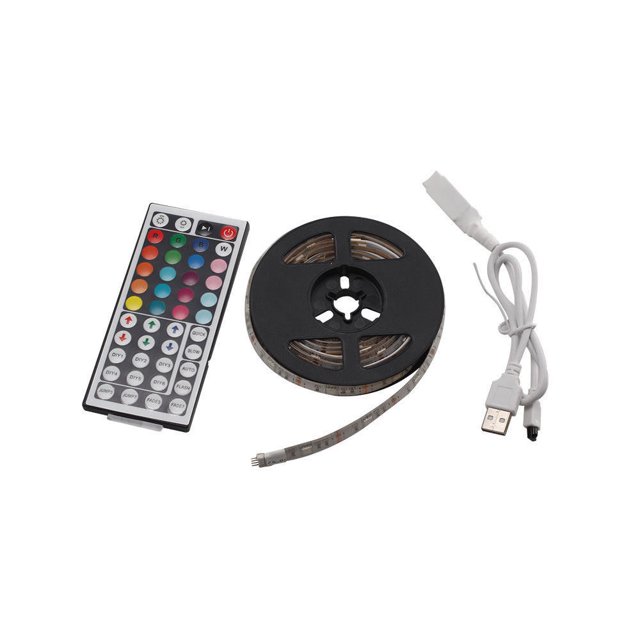 Battery Powered Led Lights with Remote 5V 5050 Tv Backlight Bias Lighting Usb Flexible Led Light Strip Pc Monitor 2M Battery Powered Remote Controlled Lights