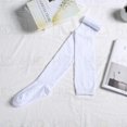 thumbnail image 3 of Chaussettes Genoux Unies Mode pour Femmes et Filles Bas Bas en Soie, 3 of 9