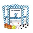 thumbnail image 1 of Darling Souvenir White Birthday Invitation Card 28 Pcs Fill or Write In Blank Invites Printable Party Supplies 5 x 7 Inches, 1 of 5