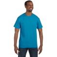 thumbnail image 2 of Hanes ComfortBlend EcoSmart T-Shirt à Col Ras du Cou pour Hommes, P, Sarcelle, 2 of 7