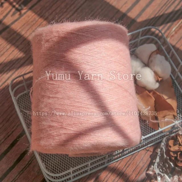 500G/Ball Multicolor Soft Mohair Yarn For Hand Knitting Woollen Acrylic Long Fluffy Crocheting Thread DIY Sweater Fall Winter