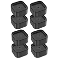 thumbnail image 1 of 8 Pcs Furniture Risers Heavy Duty Bed Chair Table Heightening Foot Pad Non-Slip Floor Furniture, 1 of 7