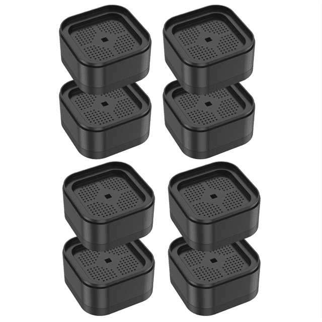 8 Pcs Furniture Risers Heavy Duty Bed Chair Table Heightening Foot Pad Non-Slip Floor Furniture
