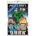 thumbnail image 2 of Minecraft - Beware Of The Dark Wall Poster with Magnetic Frame, 22.375" x 34", 2 of 4