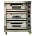 thumbnail image 1 of Commercial Electric Triple Pizza Oven Toast Baking Oven Independent Control 220V 3PH 19.8KW, 1 of 16
