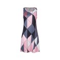 thumbnail image 4 of EQWLJWE Longue Robe pour Femmes Mode Femmes Sans Manches Col Rond Été Confortable Imprimé Poches Décontractée Ample Robe Débardeur, 4 of 6
