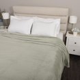 thumbnail image 3 of Jacquard Velvet Touch Blanket, Green 98" x 112", 3 of 5