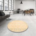 thumbnail image 3 of Ahgly Company Indoor Rectangle Abstract Khaki Gold Oriental Area Rugs, 2' x 5', 3 of 6