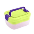 thumbnail image 1 of Dvruxg Lunch Box for Adults Large Bento Case Food Sections Reusable Salad Container Heat-up Feature for Travel, 1 of 5