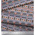 thumbnail image 2 of Soimoi Crepe Silk Fabric Aztec Southwestern Fabric Prints by Yard 42 Inch Wide, 2 of 3