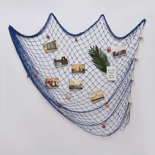 Net Decoration With Shells Mediterranean Style Net Decoration Outdoor Net Maritime Decoration For Photo Wall Party Bedroom Living Room