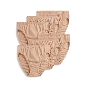 Jockey Women's 100% Cotton Elance French Cut - 6 Pack