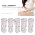 thumbnail image 4 of 5 Reusable Menstrual Pads ,Soft Cotton Feminine Sanitary Pads, 4 of 8
