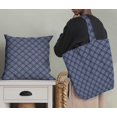 thumbnail image 5 of Soimoi Velvet Fabric Diagonal Check Fabric Prints by Yard 58 Inch Wide, 5 of 5