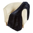 thumbnail image 1 of HOMETRENDS Black Velvet Plush Blanket, King, 1 of 2