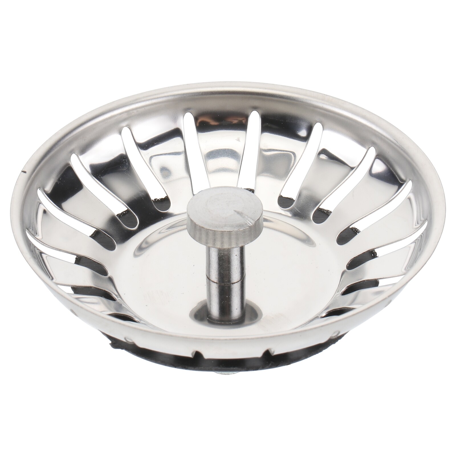 Kitchen Sink Strainer Stainless Steel Kitchen Garbage Disposal Strainer Sink Drain Catcher (Silver)