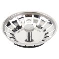 thumbnail image 1 of Kitchen Sink Strainer Stainless Steel Kitchen Garbage Disposal Strainer Sink Drain Catcher (Silver), 1 of 6