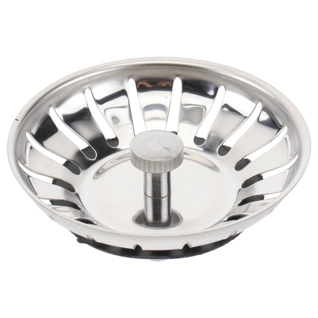 Kitchen Sink Strainer Stainless Steel Kitchen Garbage Disposal Strainer Sink Drain Catcher (Silver)