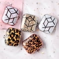 thumbnail image 1 of Étui de Protection pour Écouteurs Bluetooth à Motif Marbre Léopard pour AirPods, 1 of 8
