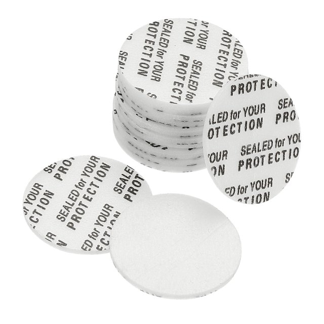 Unique Bargains Joint d'Étanchéité Sensible à la Pression en Mousse PS Résistante de 18 mm Blanc, Lot de 100